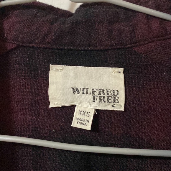 Wilfred free plaid long button up - Picture 3 of 4